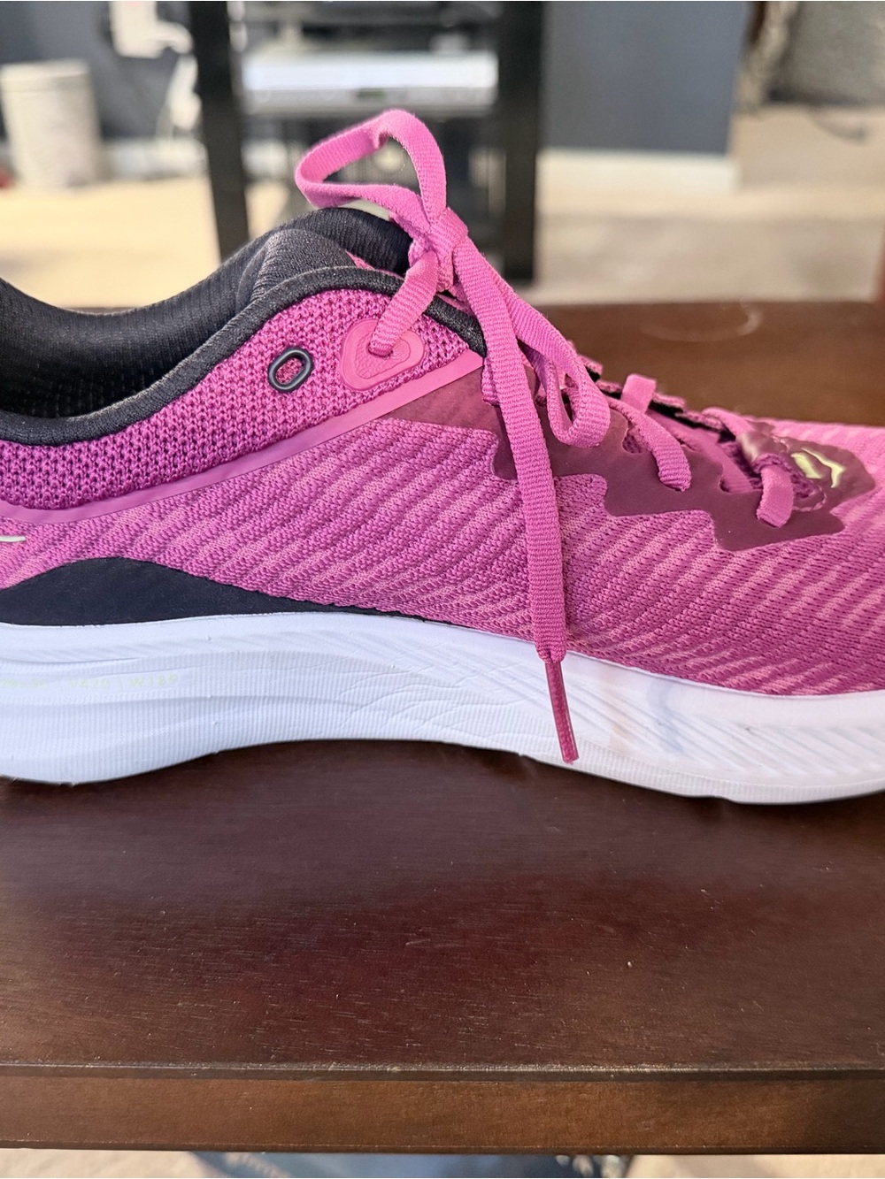 HOKA Solimar Women's Running Shoes Pink Magenta Athletic Sneakers - Picture 2 of 4